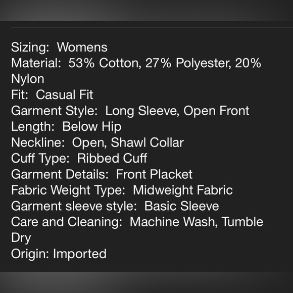 A New Day Oatmeal Women's Open Layering Cardigan - Picture 4 of 4